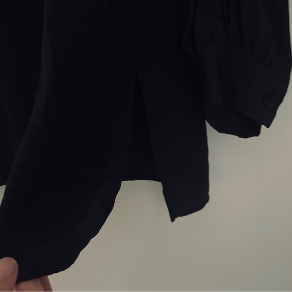 Seven7 Melissa McCarthy Black Keyhole Top Blouse Plus 0X - Picture 5 of 7